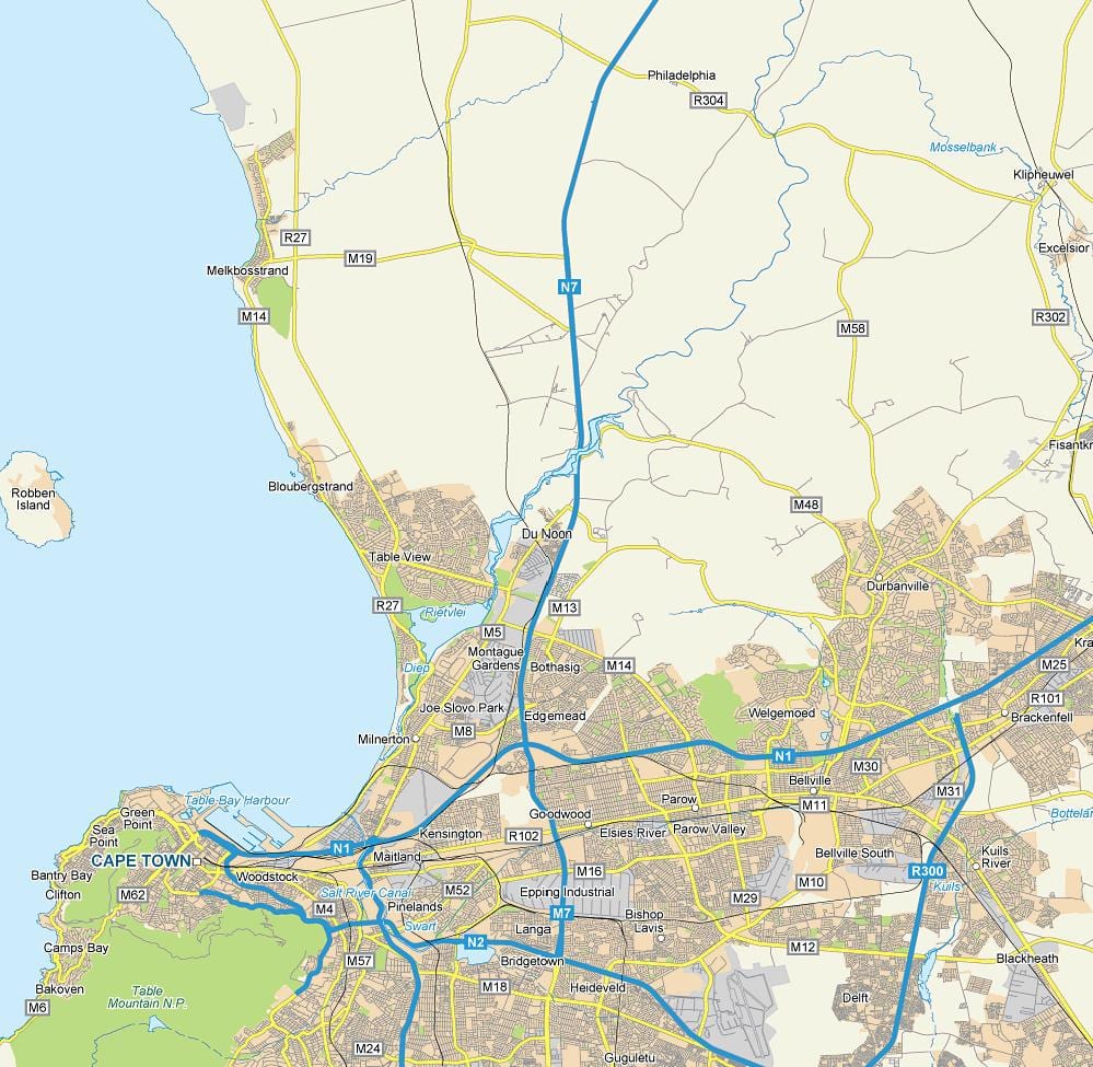 ನಕ್ಷೆ dunoon ಕೇಪ್ ಟೌನ್