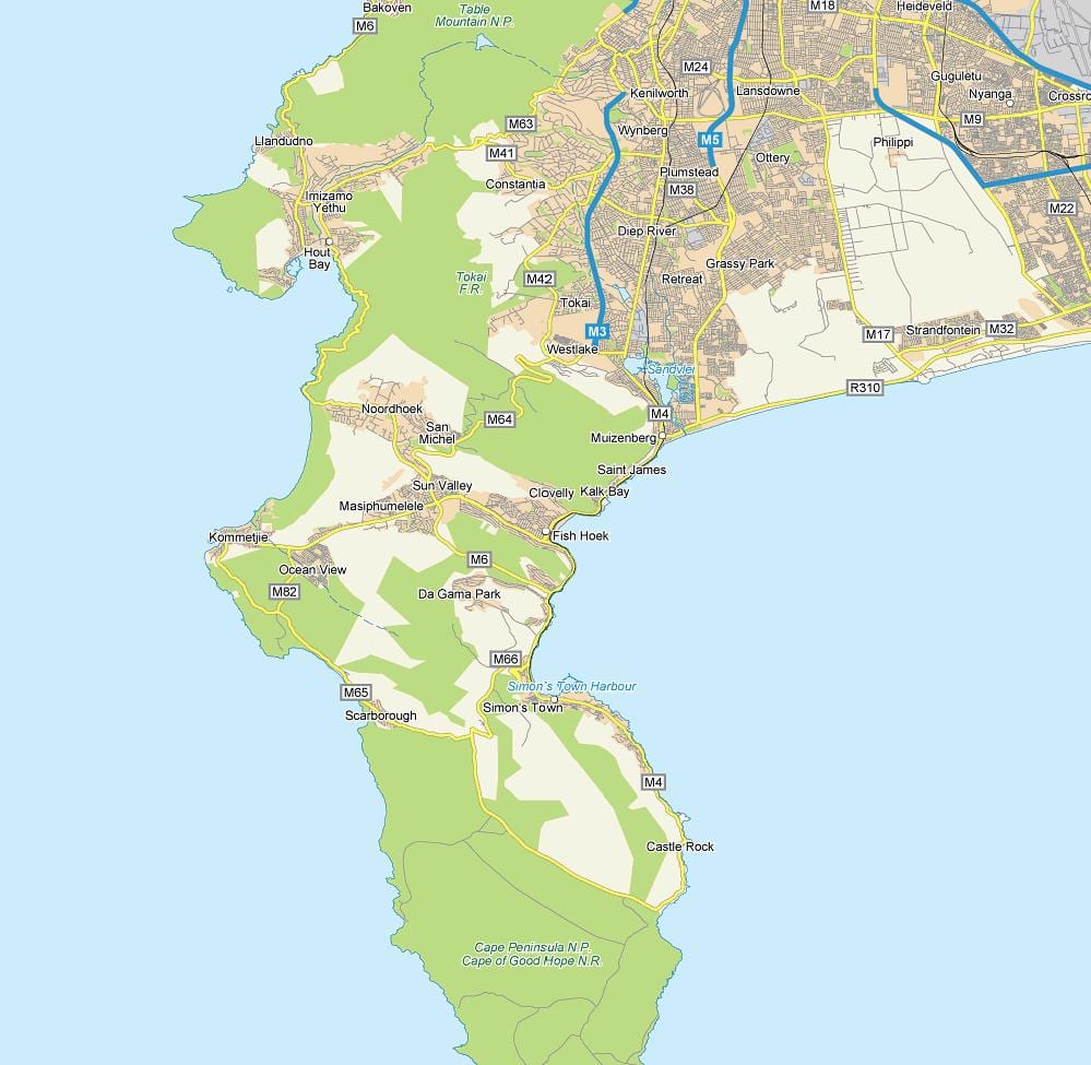 ನಕ್ಷೆ ಮೀನು hoek ದಕ್ಷಿಣ ಆಫ್ರಿಕಾ