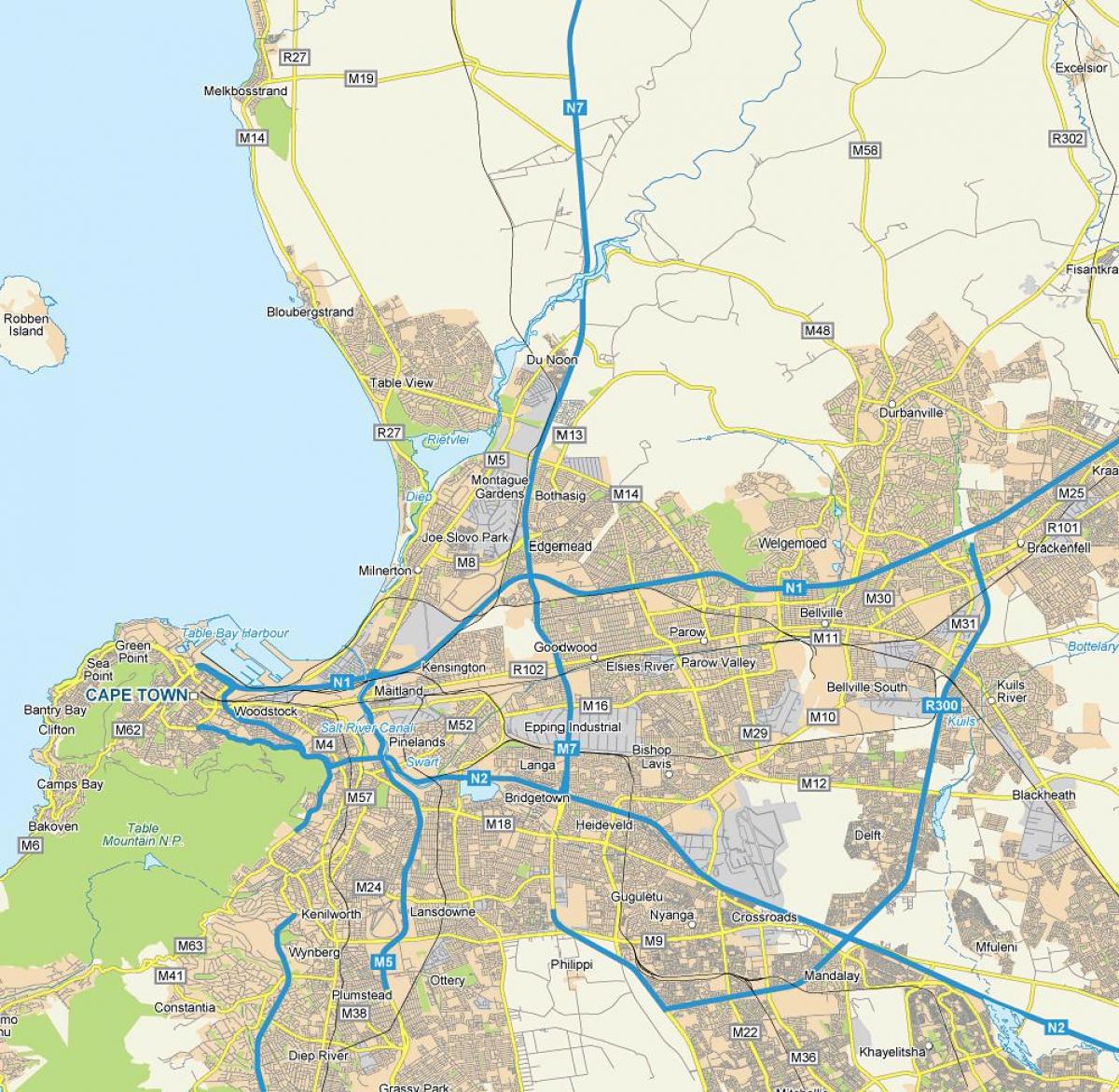 ನಕ್ಷೆ edgemead ಕೇಪ್ ಟೌನ್