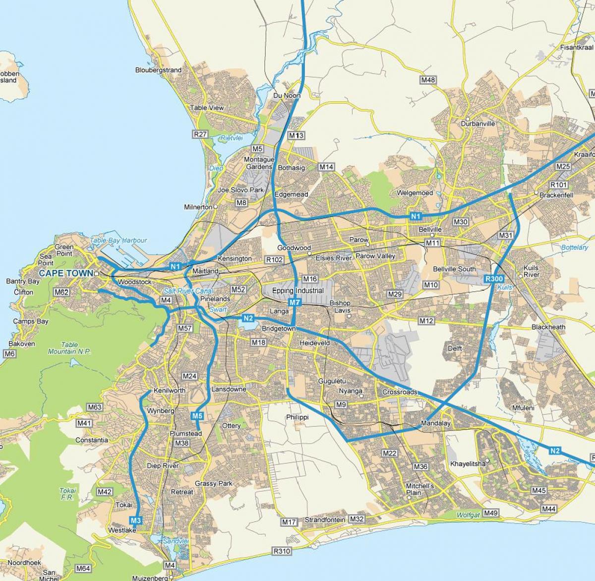 ನಕ್ಷೆ epping ಕೇಪ್ ಟೌನ್