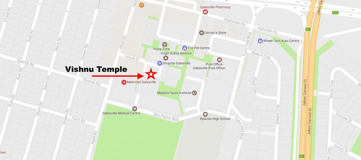 ನಕ್ಷೆ rylands ಕೇಪ್ ಟೌನ್