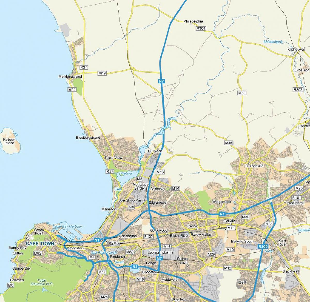 ನಕ್ಷೆ dunoon ಕೇಪ್ ಟೌನ್