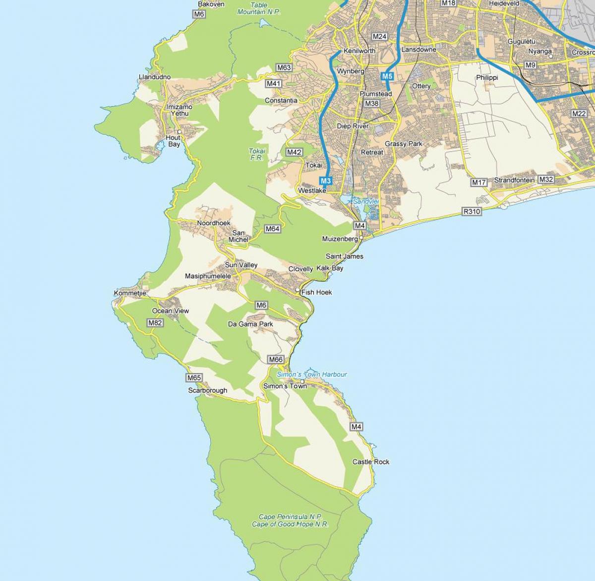 ನಕ್ಷೆ ಮೀನು hoek ದಕ್ಷಿಣ ಆಫ್ರಿಕಾ