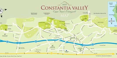 ನಕ್ಷೆ constantia ಕೇಪ್ ಟೌನ್