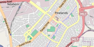 ನಕ್ಷೆ maitland ಕೇಪ್ ಟೌನ್