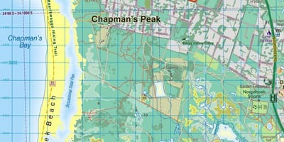 ನಕ್ಷೆ noordhoek ಕೇಪ್ ಟೌನ್