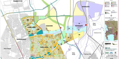 ನಕ್ಷೆ parklands ಕೇಪ್ ಟೌನ್ 