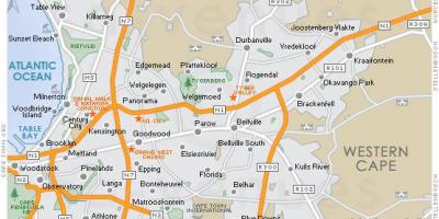 ನಕ್ಷೆ plattekloof ಕೇಪ್ ಟೌನ್