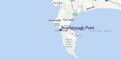 ನಕ್ಷೆ scarborough ಕೇಪ್ ಟೌನ್