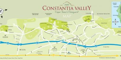 ನಕ್ಷೆ constantia ಕೇಪ್ ಟೌನ್