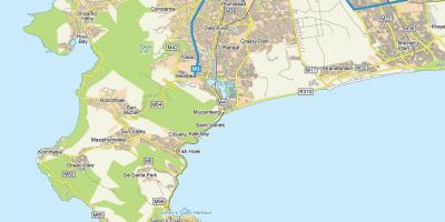 ನಕ್ಷೆ muizenberg ಕೇಪ್ ಟೌನ್